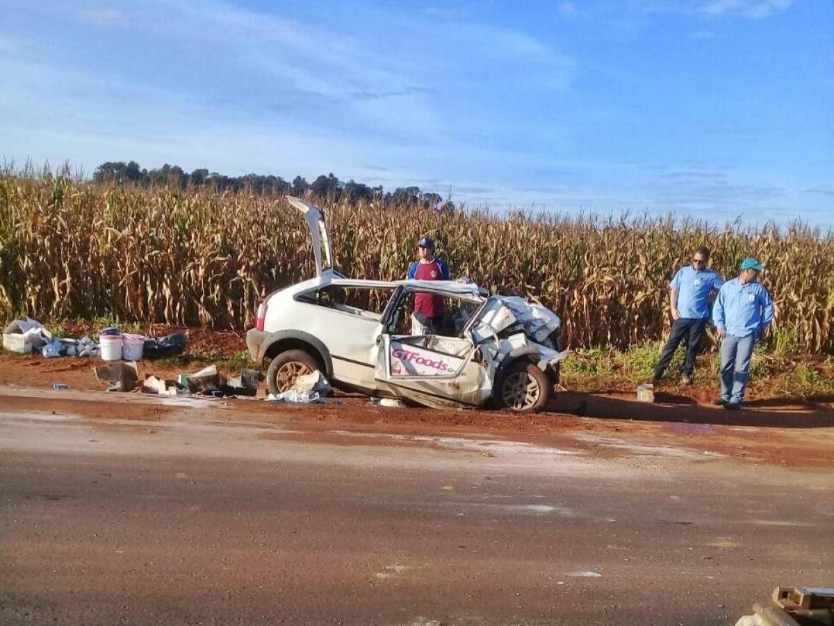 Acidente grave na PR 492 entre Rondon e Paraíso do Norte