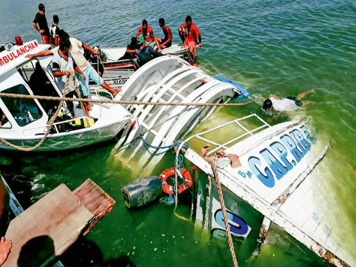 Três são detidos por saquear embarcação durante o náufrago no Pará