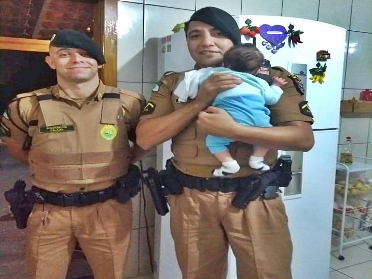 Policiais Militares salvam bebê engasgado na zona rural de Cianorte