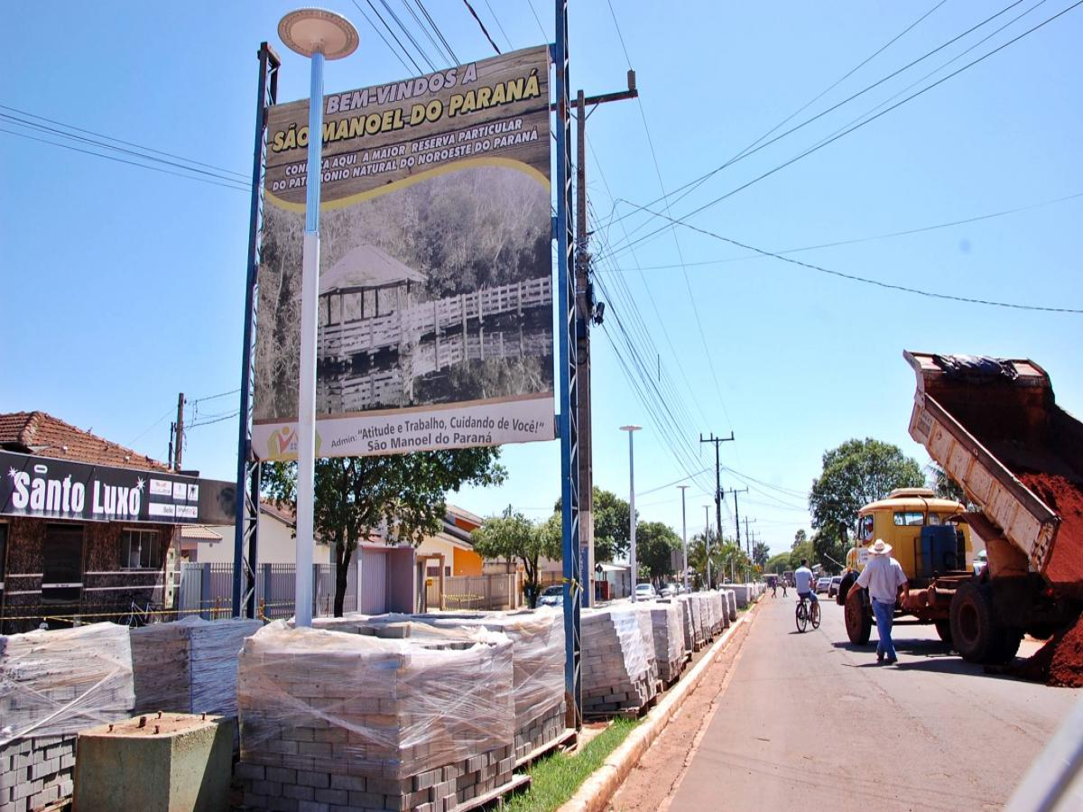 Administração de São Manoel inicia revitalização de avenida