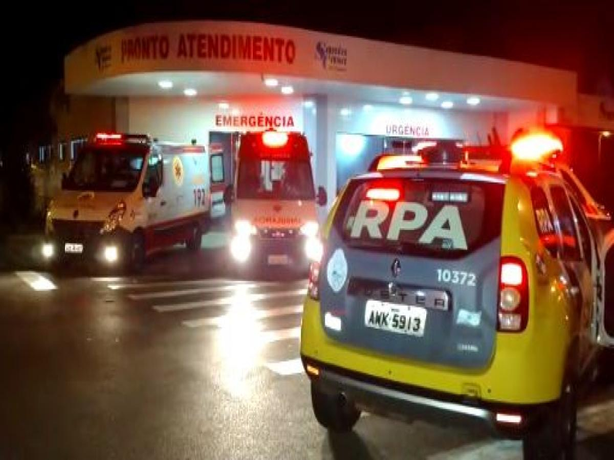 Homem atira contra paciente e acaba atingindo enfermeiros em Cidade Gaúcha