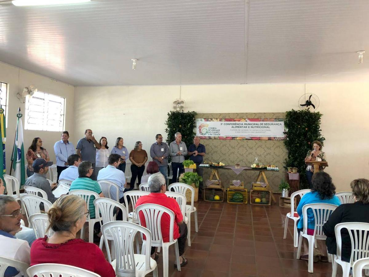 Administração de Indianópolis promove a III Conferência de Segurança Alimentar e Nutricional
