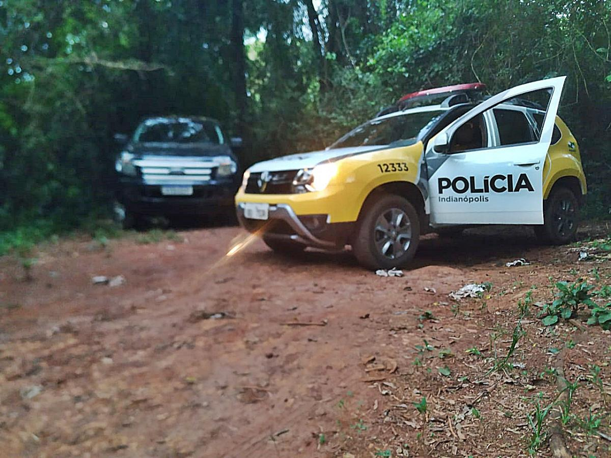 Policia militar recupera caminhonete roubada no ultimo dia sábado em São Tomé