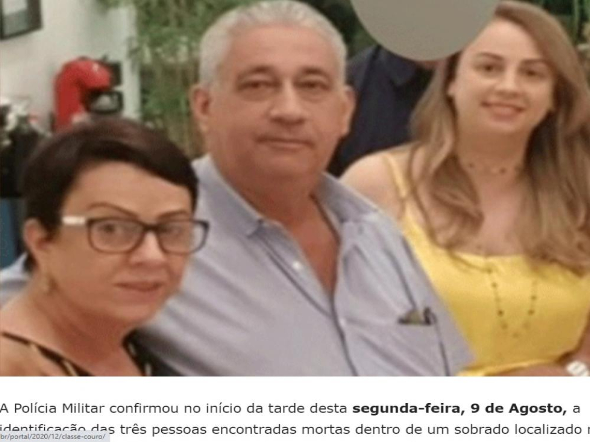 Pai, mãe e filha são encontrados mortos em um imóvel localizado em Umuarama