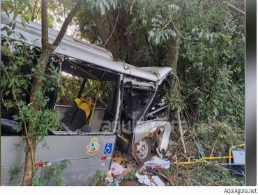 Vídeo; Sete mortos e diversos feridos em acidente com ônibus de pacientes, em Marechal Cândido Rondon