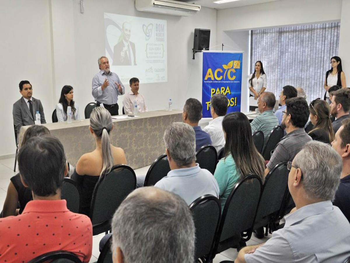 Bongiorno participa do lançamento do “Bom Negócio Paraná”