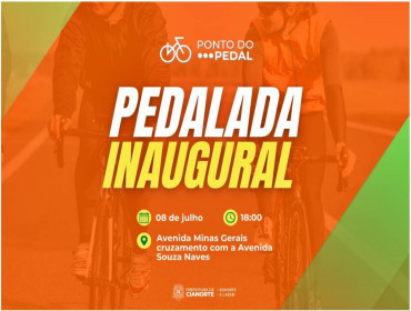 Sexta-feira tem pedalada inaugural do ponto do pedal