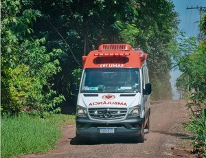 Idoso bêbado furta ambulância da UPA em Douradina: ‘Estava cansado e queria voltar para casa’
