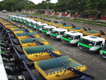 São Tomé recebe caminhão poliguindaste do programa patrulha ambiental