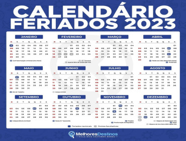 2023 será o ano dos feriados prolongados; veja as datas