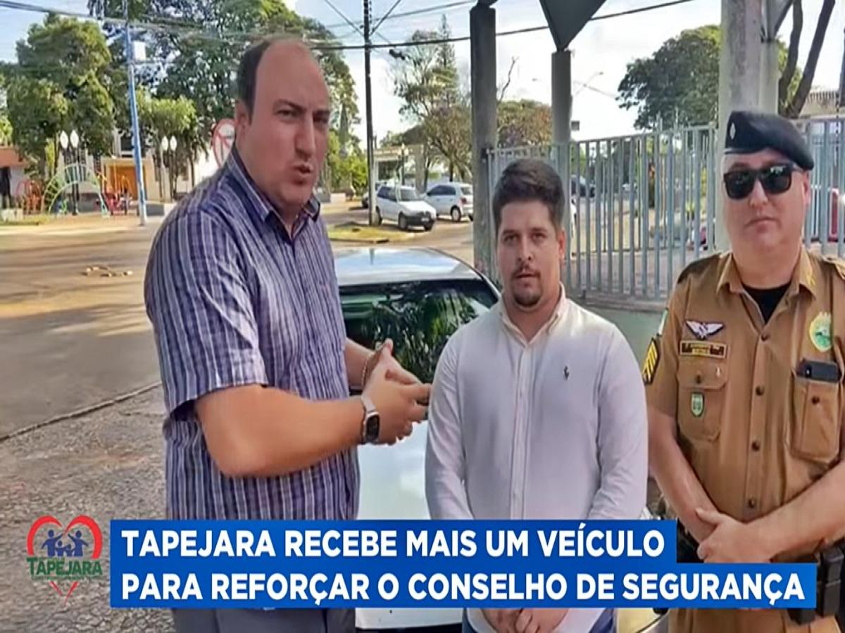 Tapejara recebeu mais um veículo que ficará a disposição do Conselho de Segurança Pública.