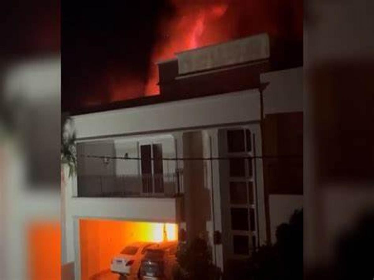Vídeo mostra incêndio que matou bebê e babá em condomínio de luxo em Maringa