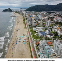 82% das praias monitoradas no Paraná estão aptas para banho, aponta boletim do IAT